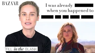 Can Brie Larson Remember Captain Marvel Scott Pilgrim and Room Lines Harper s Bazaar