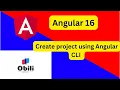 1 Angular 16 create project using Angular CLI Angular tutorial Angular Setup