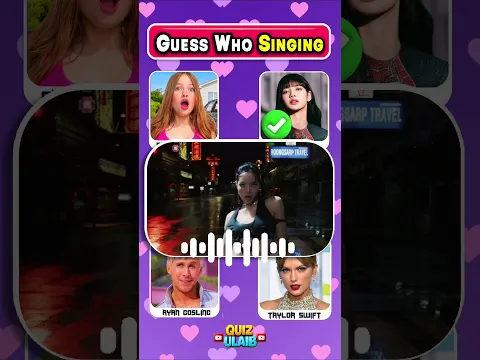 Guess the Singing YouTubers? || Lisa, Salish Matter, Taylor Swift & More / #musicquiz #quiz #shorts