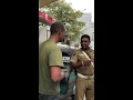 Sri Lanka Policeman reminds Trishaw driver of his rights