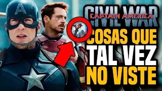 Cosas Que Tal Vez No Viste del Trailer de CIVIL WAR 