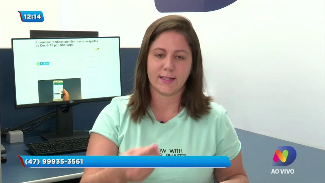 Blumenau: médicos atendem casos suspeitos de Covid-19 por WhatsApp
