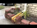 DIY Downspout Splash Block