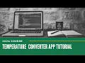 Temperature Converter App Tutorial in JAVA