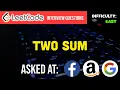 Two Sum - Javascript