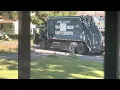 The Town of Brookhaven Bianculli Sanitation CCC Heil Garbage Truck B7 Picking Up The Recycling