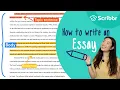 How to Write an Essay 4 Minute Step-by-step Guide Scribbr