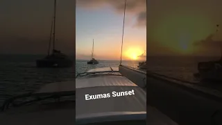 Another Firing Sunset in the Exumas! #shorts #short #youtubeshorts