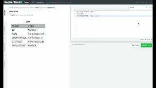 Hackerrank SQL Solution Basic SQL - Revising Aggregations