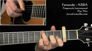 abba fernando fingerstyle guitar play thru