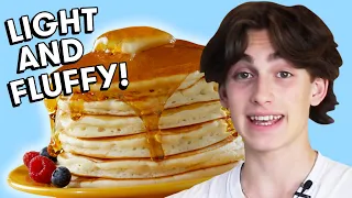 Download Johnny Orlando Makes Easy Pancakes While Talking Heartbreak and More | What's Cooking | Seventeen MP3