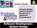 SAD Lecture-18 Input Output Design Guidelines By Javed Sir IICS College