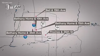 City data shows the five blocks in Phoenix with the most crime