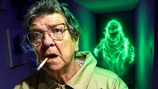 GRANDMA STAYS IN HAUNTED HOUSE!