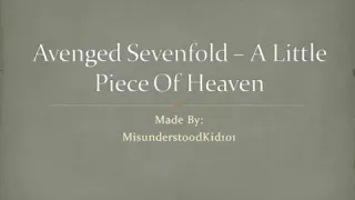 Download A Little Piece Of Heaven - Avenged Sevenfold (Lyrics) MP3