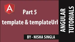 Template and TemplateUrl - Angular Tutorial
