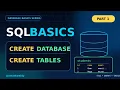 SQL Basics for Beginners Part 1 Create Database and Tables