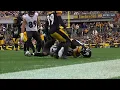 Payton Wilson rips football away from Justice Hill for INT