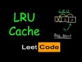 LRU cache Leetcode