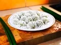 Lagu Glutinous Rice Balls - Ondeh-Ondeh - Malaysian Kuih / Cake