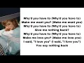 Say Don't Go (Taylor's Version) (From The Vault) (lyrics) - Taylor Swift