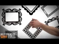 Stickr Frames Removable and Reusable Picture Frame Wall Decals