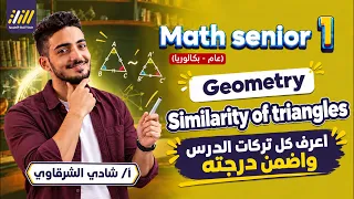 ماث اولي ثانوي لغات ترم اول | similarity of triangles اولي ثانوي | مستر شادي الشرقاوي