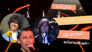 تحليل اداء   موعود لعبدالحليم و من اداء زياد السحاتي و زياد عباس و عزيز بن سليم                  دندنها