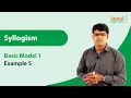 Syllogism Basic Model 1 - Example 5 Reasoning Ability TalentSprint Aptitude Prep