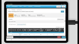 Report Requisition for COVID vaccines