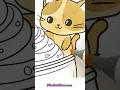 Cute Kittens Savoring Ice Cream - Your New Favorite Summer Coloring Page