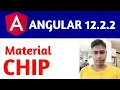 Angular 12 Tutorial For Beginners Angular Material Chip Mat Chip Chip Angular Ui Chip