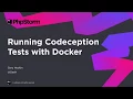 Running Codeception Tests with Docker