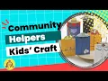 Community Helper Craft for Kids Free Printable Community Helper Activity for Kids