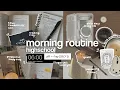 6AM morning routine realistic quiet day in my life productive how to start journaling