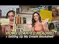 How I STARTED Reading again Built my bookshelf Book Shopping Vlog