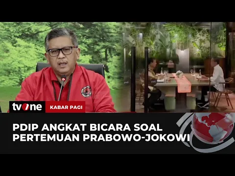 Respon PDIP soal Pertemuan Jokowi & Prabowo, Hasto: Presiden Harus Netral
