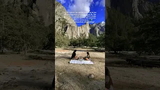 Seeing nature is a reminder that the best things in life are free #yosemite #travel  #fypシ゚ #usa