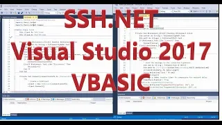 NE How to code SSH NET Client in Visual Basic 2017 Cisco CLI GUI