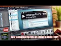How to change the title of a form in VB NET WPF