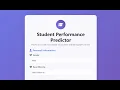 Student Performance Predictor Project