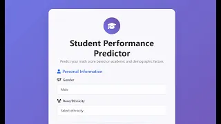 Student Performance Predictor Project