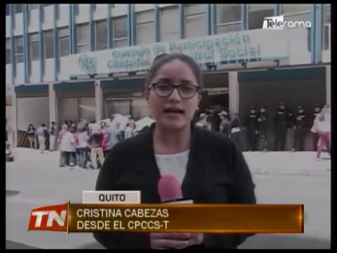 Consejeros CNE presentaron argumentos de descargo ante el CPCCS-T