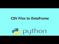 2 - Pandas DataFrame from CSV Files Presented by Dr N Miri