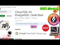 Cloud SQL for PostgreSQL Qwik Start