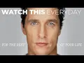 LIFE IS NOT EASY Matthew McConaughey - Greatest Motivational 2020