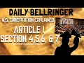 Article I Section 4 5 6 and 7 Explained How does a bill become a law DAILY BELLRINGER
