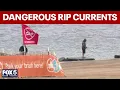 Warnings about dangerous rip currents on Long Island