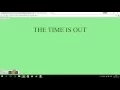JAVASCRIPT TIMER