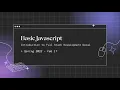 Javascript Basics Lecture 4